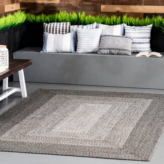 2' x 3' Braided Gradience Indoor/Outdoor Rug secondary image