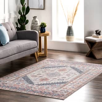 Lara Washable Medallion Rug secondary image