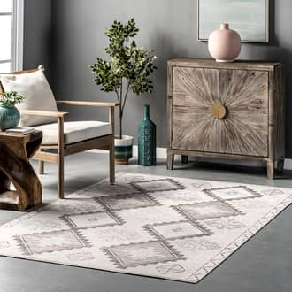 Tara Washable Diamond Rug secondary image