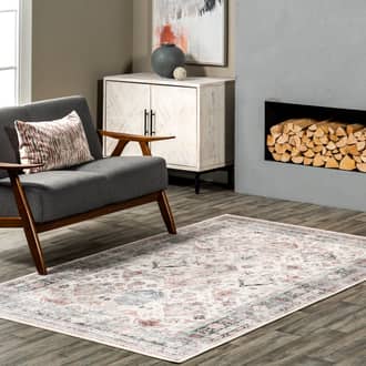 4' x 6' Elandra Spill Proof Washable Rug secondary image