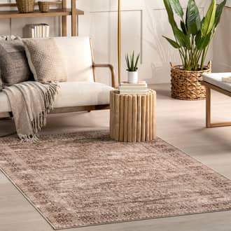 Milani Botanical Spill Proof Washable Rug secondary image