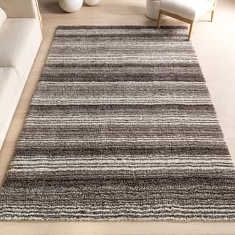 10' x 14' Striped Shaggy Rug secondary image