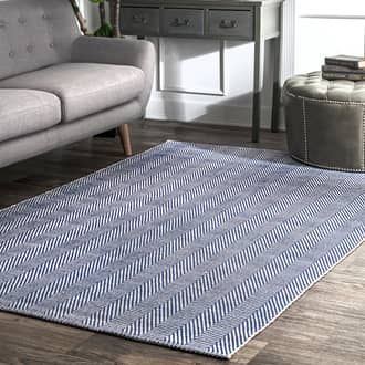 Herringbone Cotton Flatwoven Rug secondary image