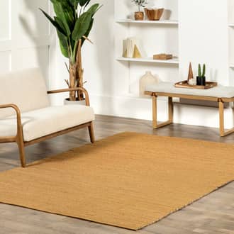 Perfect Handwoven Jute-Blend Rug secondary image