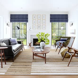 10' x 14' Oberlin Striped Jute Rug secondary image