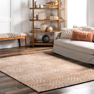 Krystin Raised Diamond Rug secondary image