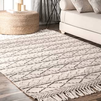 Textured Diamond Rug secondary image