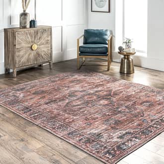 5' x 8' Jessie Medallion Washable Rug secondary image