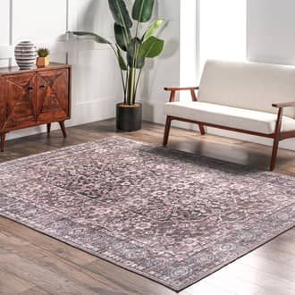 Janice Medallion Washable Rug secondary image