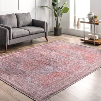 4' x 6' Marjorie Medallion Washable Rug secondary image