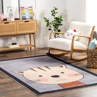 Rori Kids Cat Washable Rug secondary image