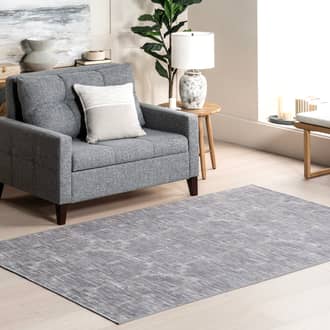 Erna Geometric Washable Rug secondary image