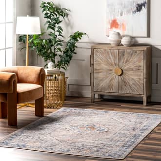 Kyria Medallion Washable Rug secondary image