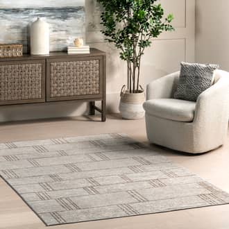 Gisele Geometric Washable Rug secondary image