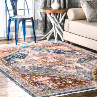 Deep Diamond Fringe Rug secondary image