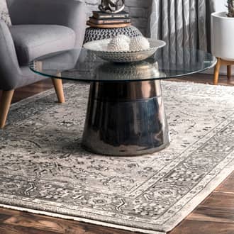 Florid Mystique Fringe Rug secondary image