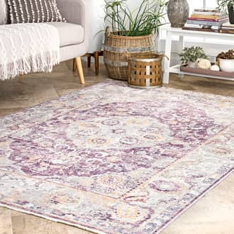 Fading Pendent Medallion Fringe Rug secondary image