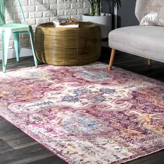 5' 3" x 7' 7" Faded Gabbeh Fringe Rug secondary image