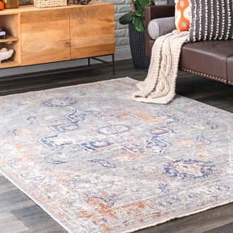 Cardinal Medallion Fringe Rug secondary image