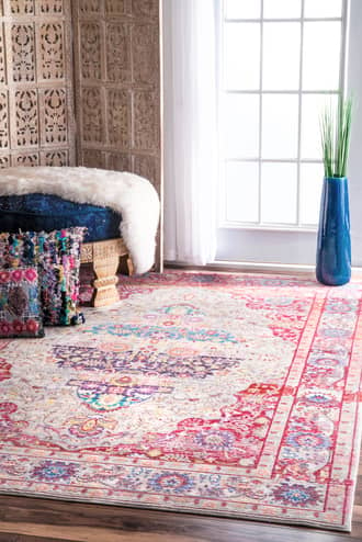 Vivid Medallion Rug secondary image