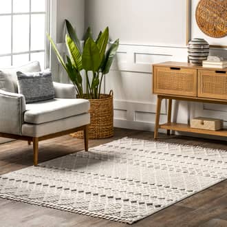 Jade Moroccan Trellis Rug secondary image