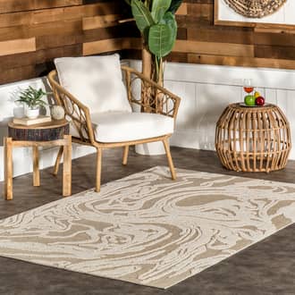 Simona Indoor/Outdoor Spirals Rug secondary image