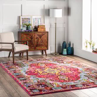 9' x 12' Mosaic Medallion Rug secondary image