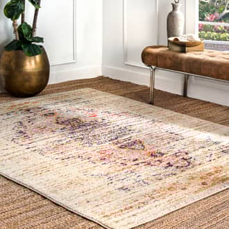 8' Faded Gothic Medallion Rug secondary image