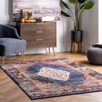 Iris Fading Oriental Medallion Rug secondary image