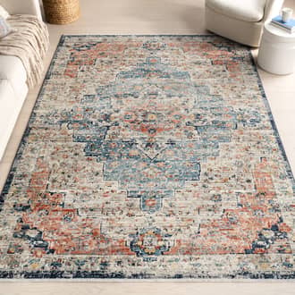 8' x 10' Flourishing Medallion Rug secondary image