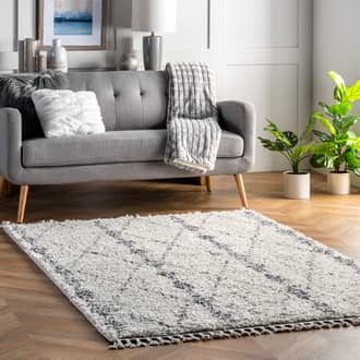 Diamond Band Tassel Rug secondary image