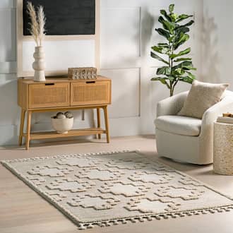 Noel Geometric Tasseled Rug secondary image