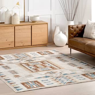 Nerali Washable Geometric Rug secondary image