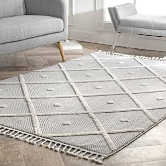 Zenful Pip Tiles Tassel Rug secondary image