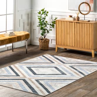 Reeba Washable Distressed Rug secondary image