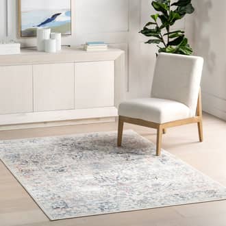 Charlisa Washable Faded Snowflake Rug secondary image