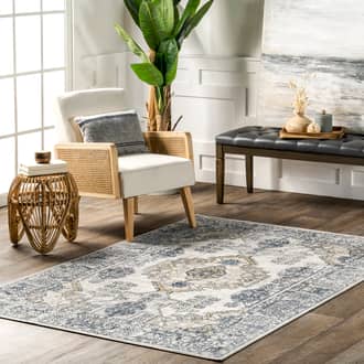 4' x 6' Ruthanna Washable Medallion Rug secondary image