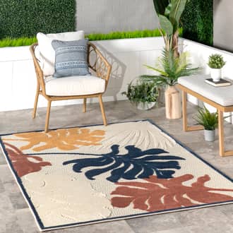 Perla Indoor/Outdoor Floral Rug secondary image