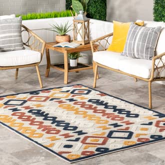 Josilyn Indoor/Outdoor Geometric Rug secondary image