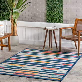 Kamari Lifted Stripes Indoor/Outdoor Rug secondary image