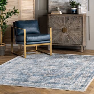 4' x 6' Distressed Medallion Rug secondary image