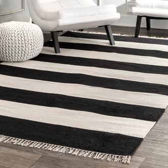 3' x 5' Awning Striped Flatweave Tassel Rug secondary image