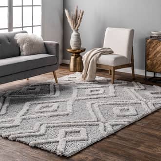 Jessica Textured Diamonds Rug secondary image