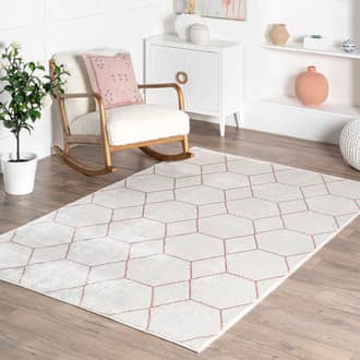 5' x 8' Jacqueline Honeycomb Trellis Rug secondary image