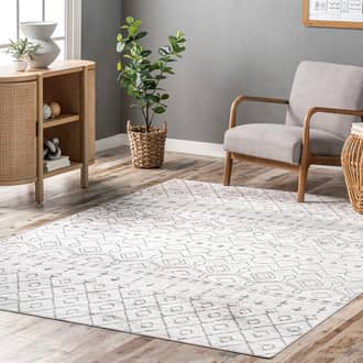6' 7" x 9' Bailey Washable Geometric Rug secondary image