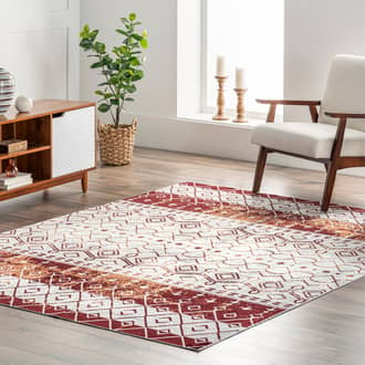 Bailey Washable Geometric Rug secondary image