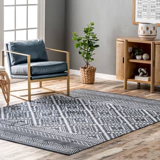 River Washable Diamond Rug secondary image