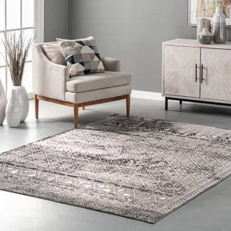 Aida Washable Stencil Rug secondary image