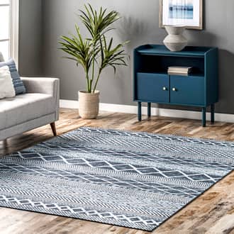 Danika Washable Banded Rug secondary image