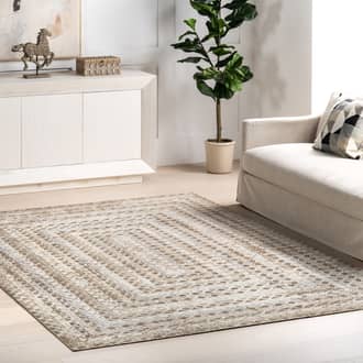 4' x 6' Emmy Washable Geometric Rug secondary image